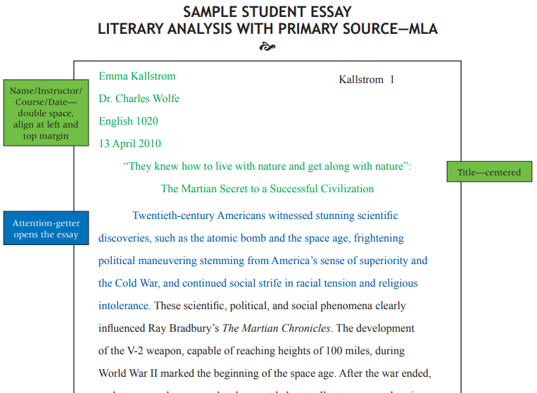 literary analysis essay example PDF